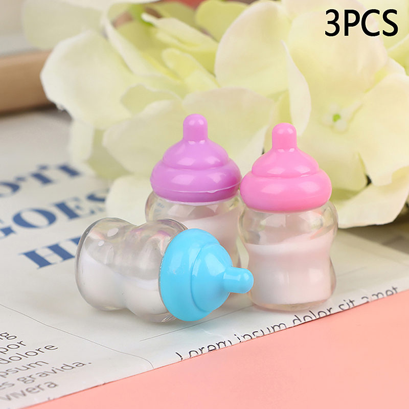 Resin Art Bottle - Casa de muñecas de 3 piezas,