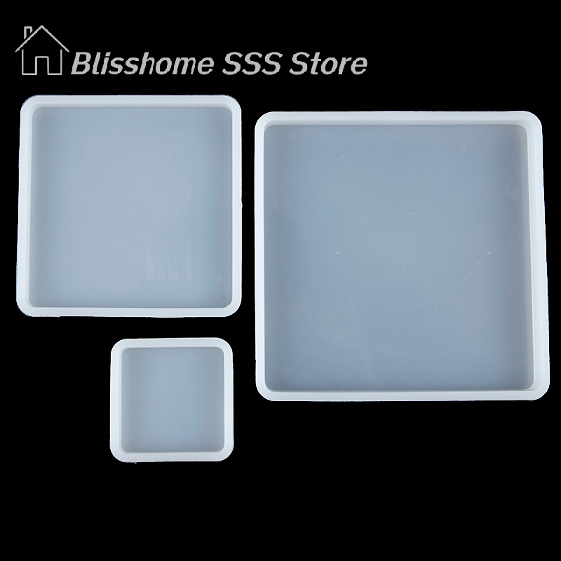 Coaster Mold Square - 【S】Moldes cuadrados de silicona para resina