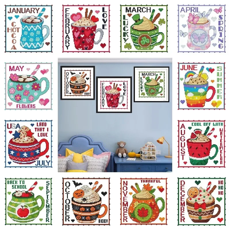 Resin Art For Beginner - Taza de postre de meses, pintura
