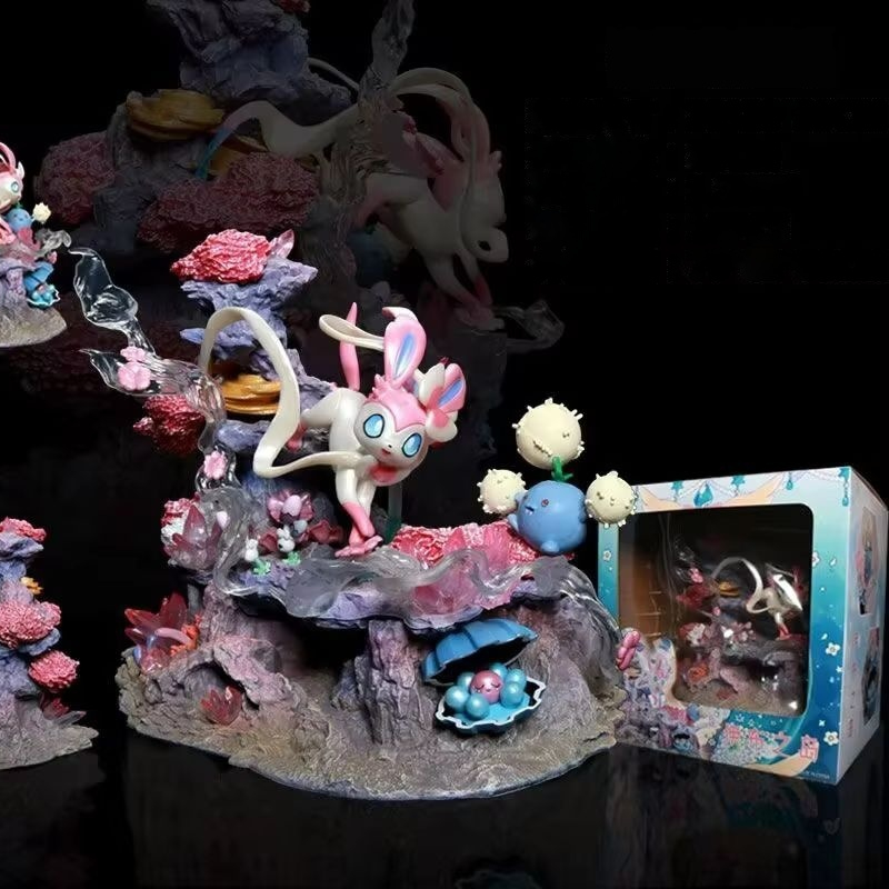 Resin Art Toys - Figura GK de Sylveon, Shroomish y