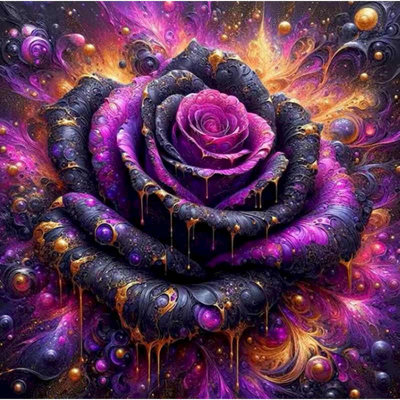 Resin Art For Beginner - GATYZTORY-Pintura de diamantes 5d con diseño
