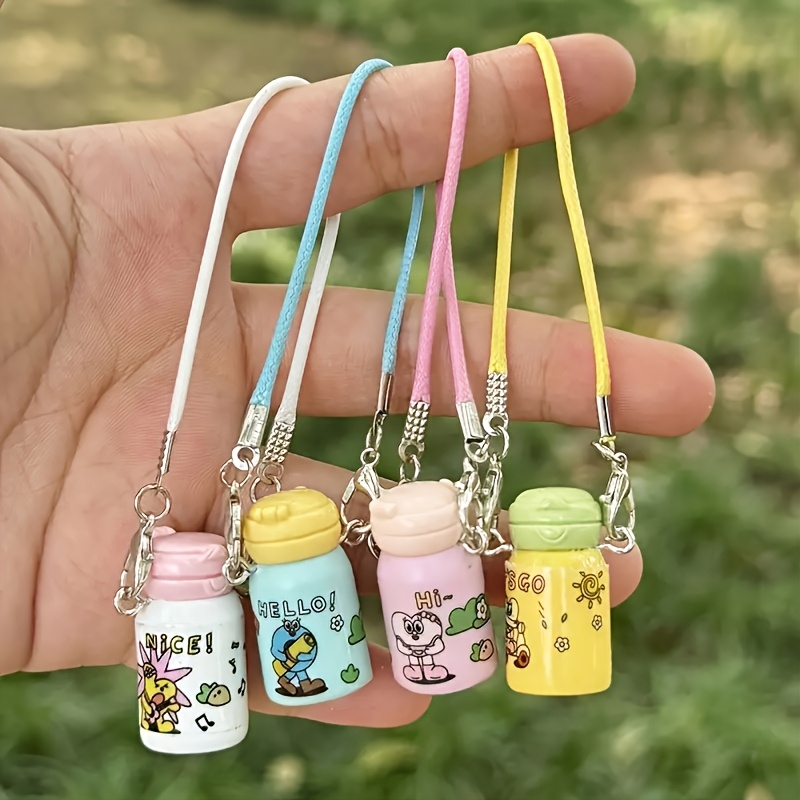 Resin Art Bottle - Mini taza de agua en miniatura,