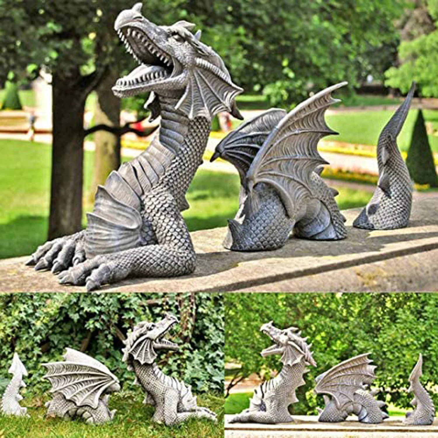 Resin Art Sculptures - Esculturas de dragón de resina gigante,