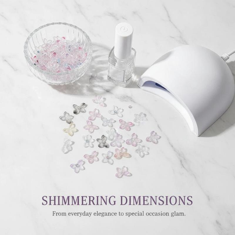 Resin Art Using Flowers - Decoraciones de Uñas de Resina con