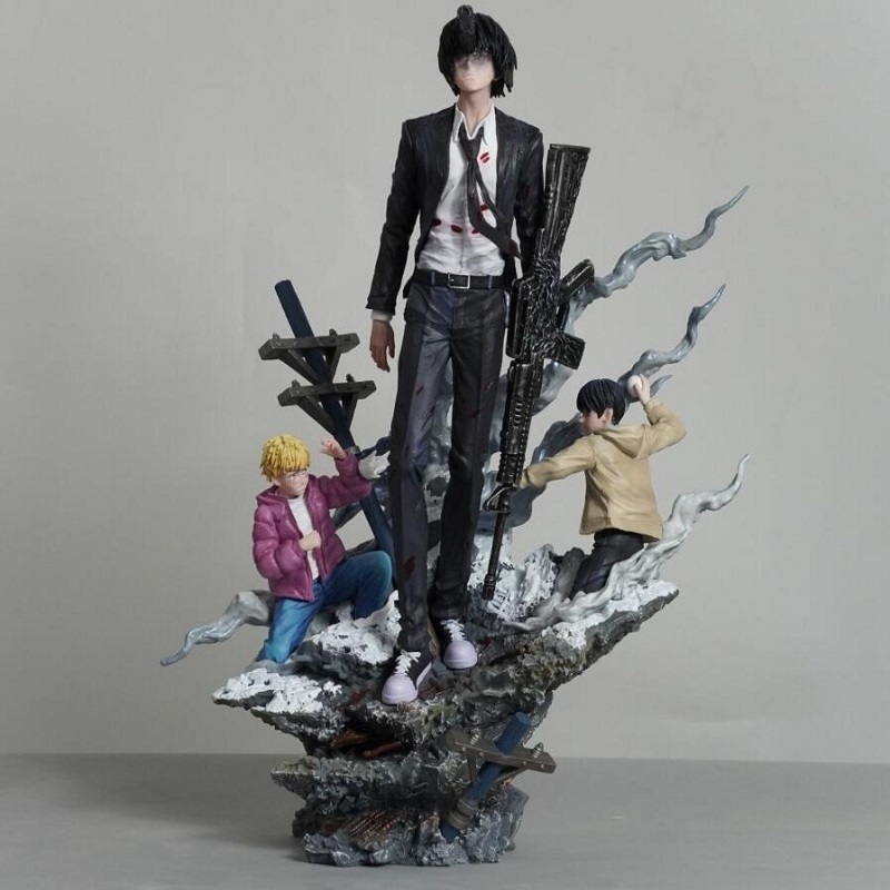 Resin Art Toys - Figura de resina de Chainsaw Man,