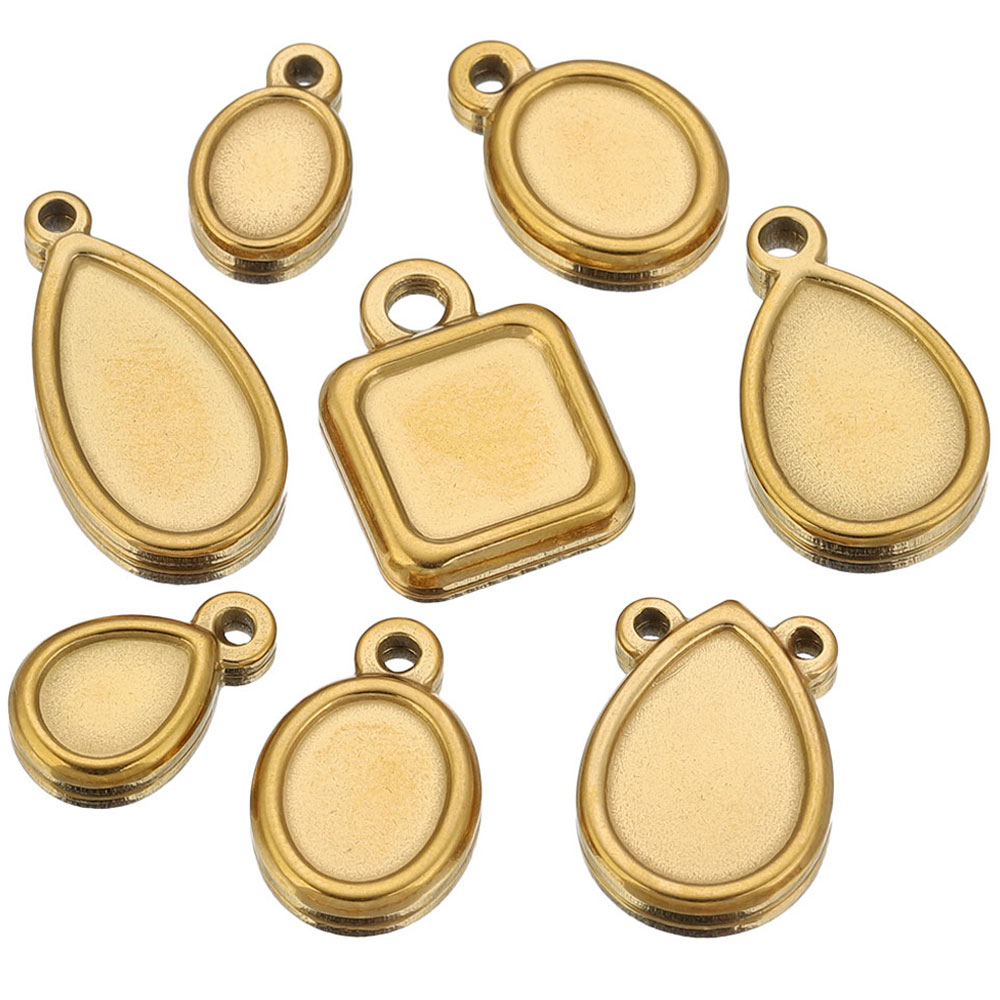 Resin Art Supplies - 5 piezas de acero inoxidable, bases