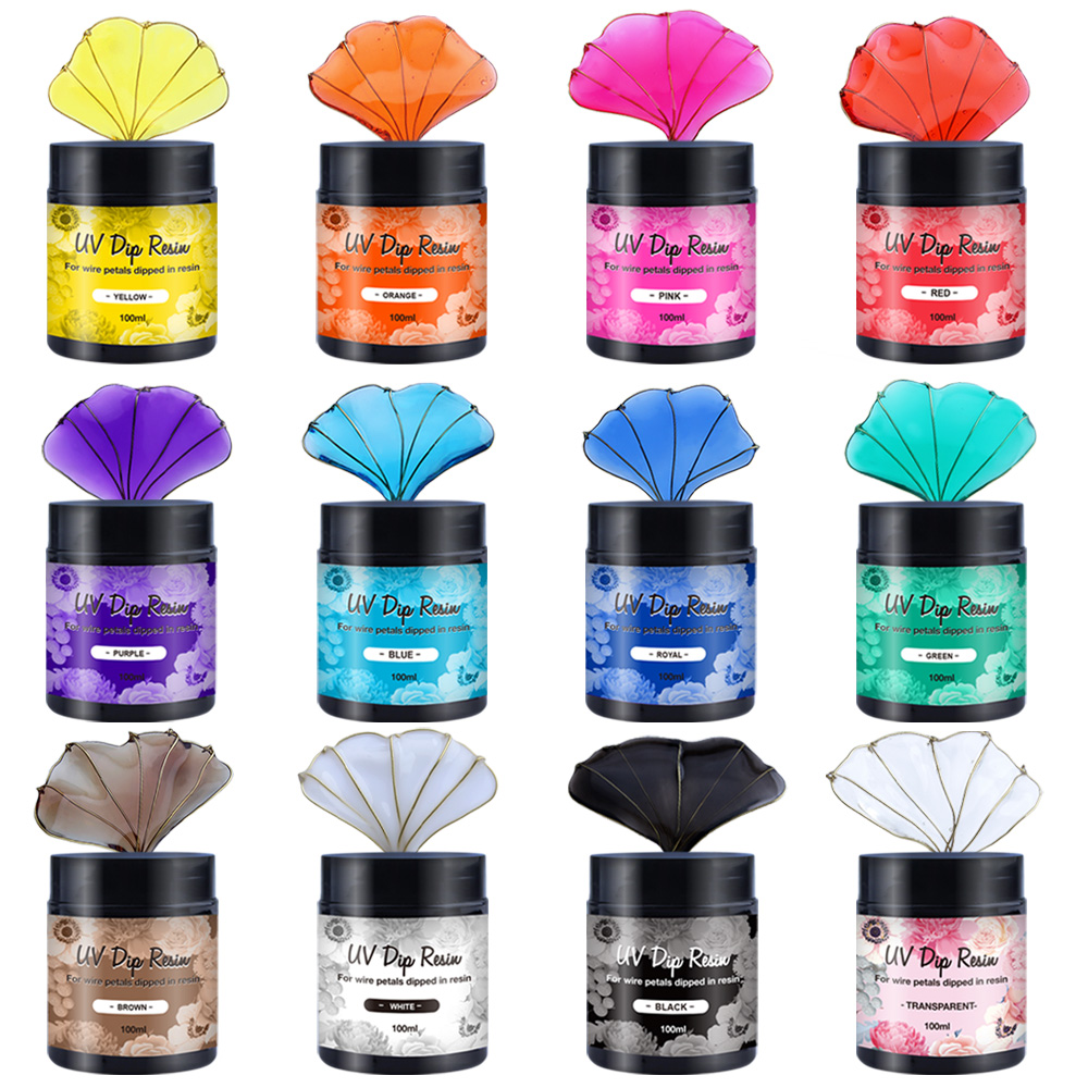 Resin Art Acrylic - Resina UV de 12 colores (especial