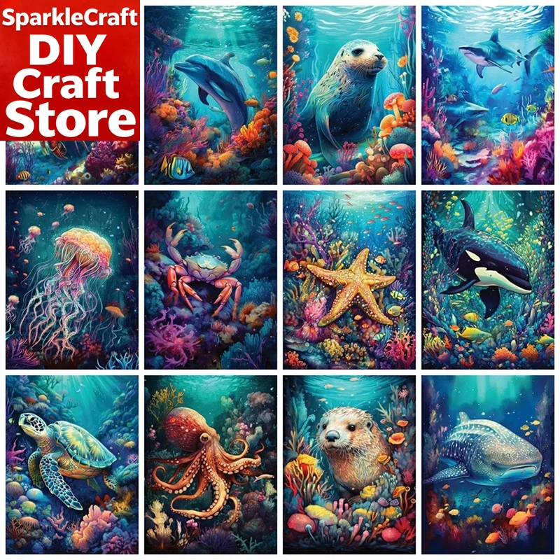 Resin Art Kit - Kit de pintura de diamantes redondos
