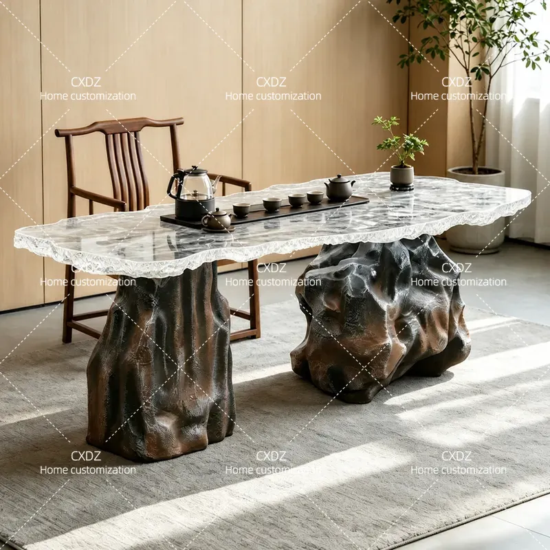 Resin Art Coffee Table - Mesa de Té de Resina Art