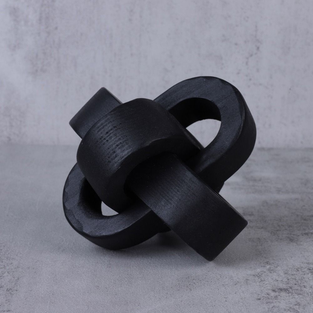 Resin Art And Wood - Adorno de nudo de madera artesanal