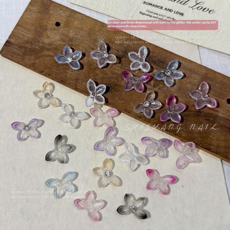 Resin Art Using Flowers - 30 piezas/bolsa, adornos de uñas 3D