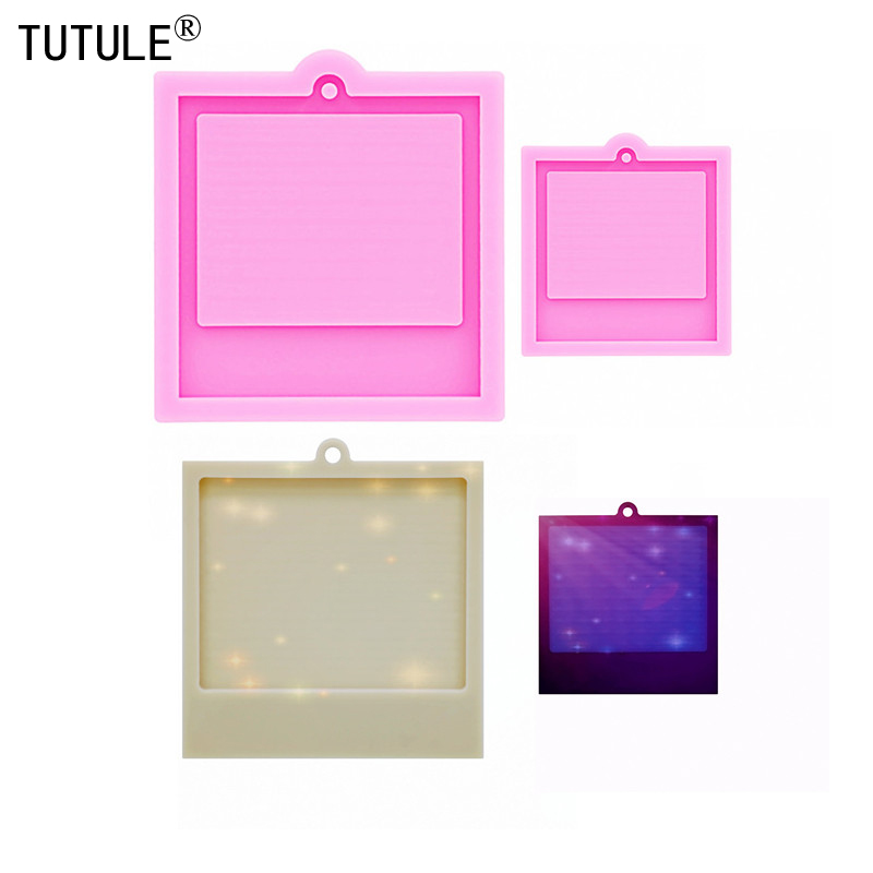 Coaster Mold Square - Molde cuadrado pequeño de silicona, resina