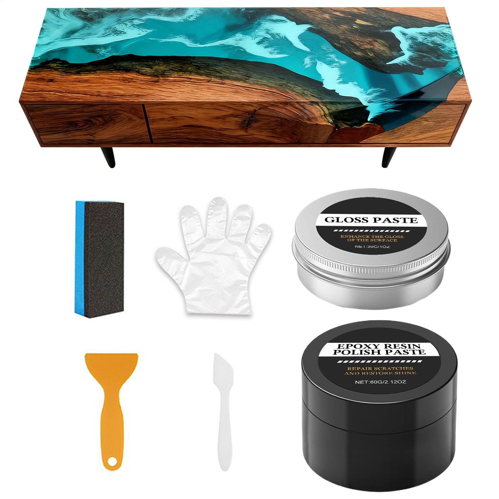 Resin Art Kit - Kit de pulido de resina epoxi,