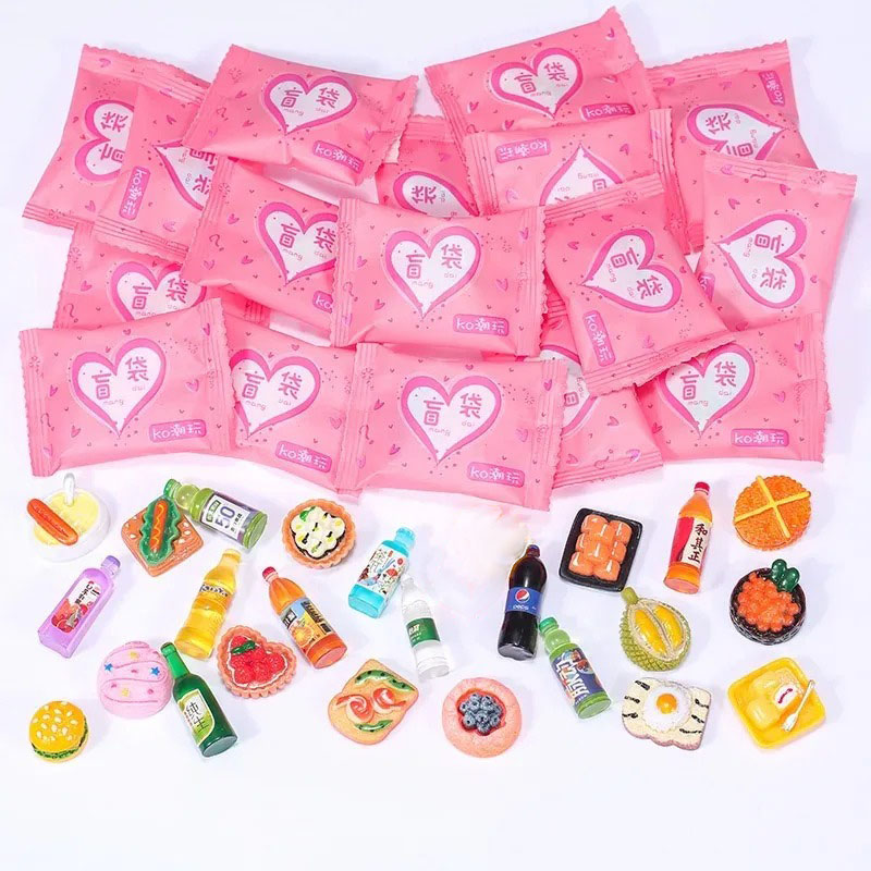 Resin Art Bottle - Bolsa de Juguetes de Comida en
