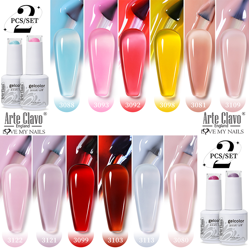Resin Art Purple - Arte Clavo 2 unids/set 15ml Color