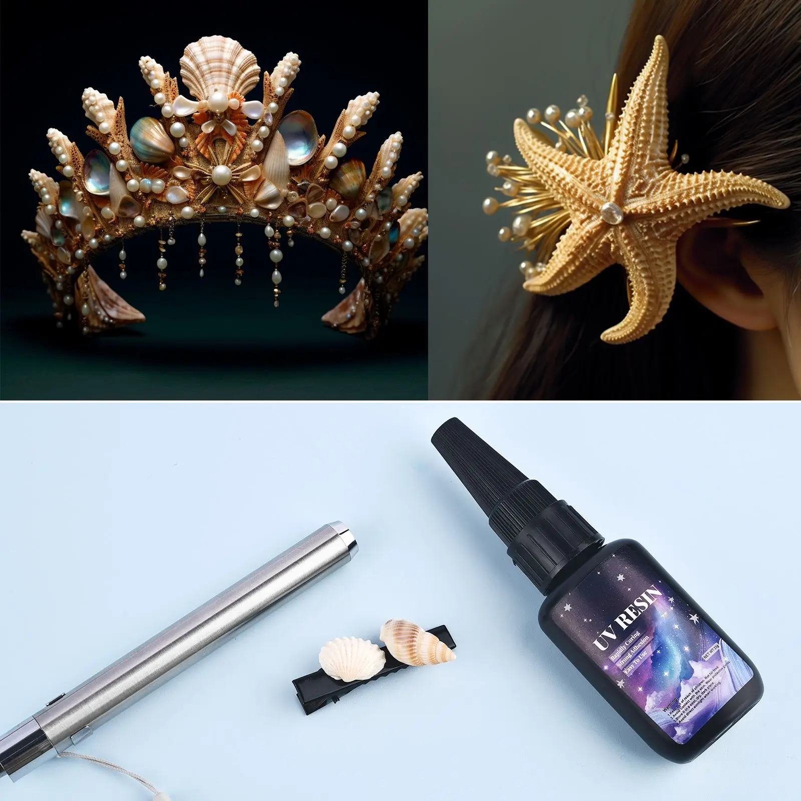 Resin Art Supplies - Pegamento de Resina UV de Secado