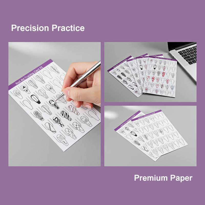 Resin Art Guide Free - 10 Piezas de Papel para Práctica