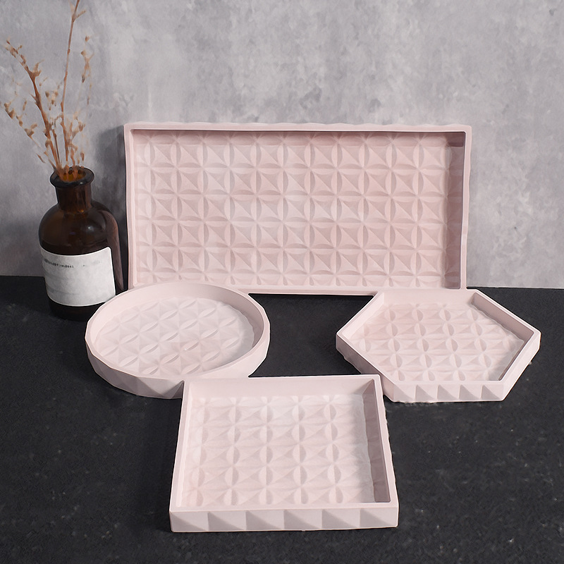Coaster Mold Square - Bandeja de almacenamiento, molde de silicona