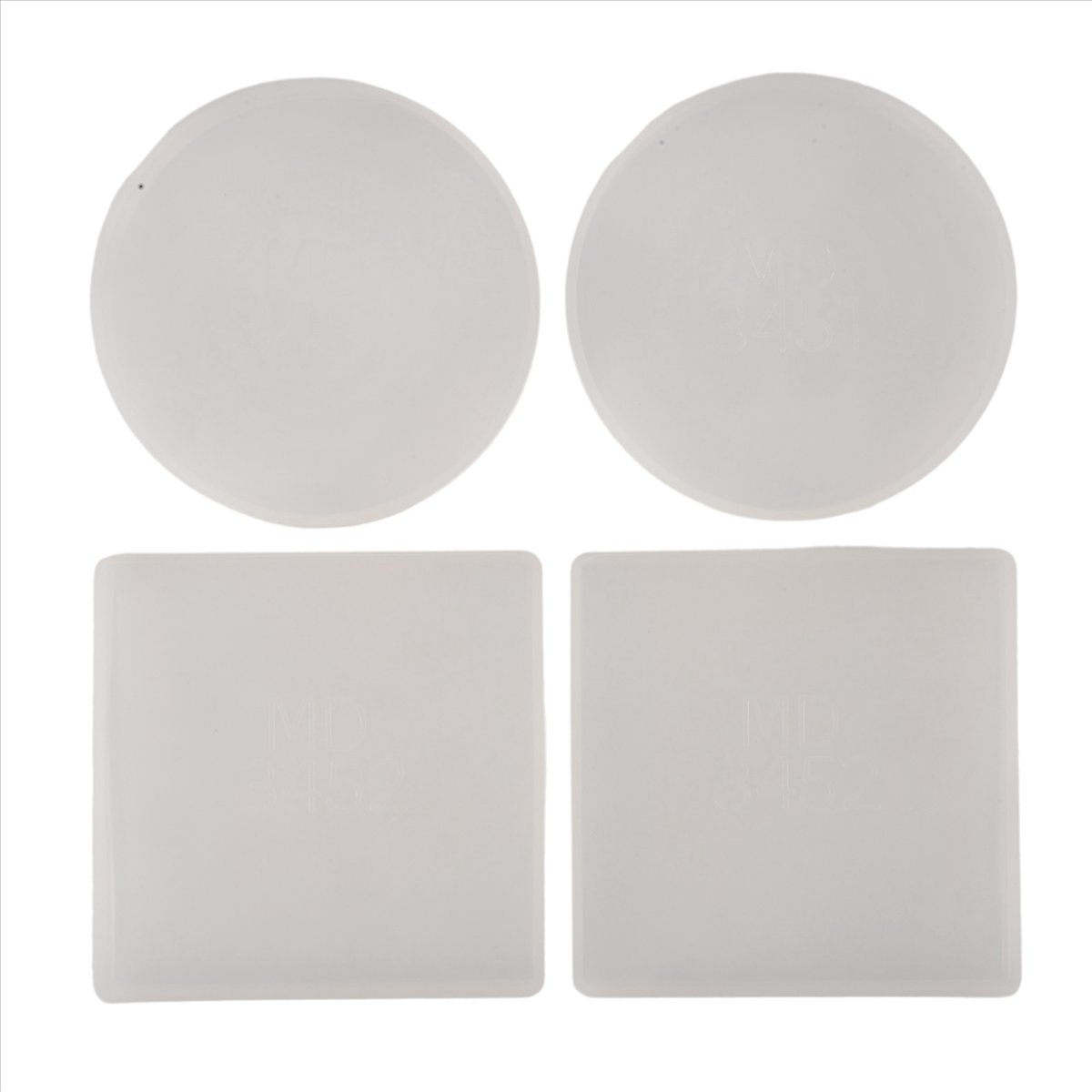 Coaster Mold Square - ABNH - Juego de 4 Moldes