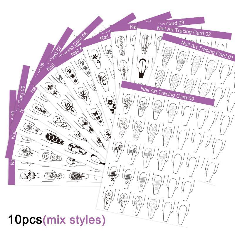 Resin Art Guide Free - 10 Piezas de Papel para Práctica