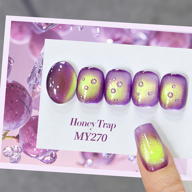 BORN PRETTY Gel Magnético Ojo  - Resin Art Purple reseña y precio