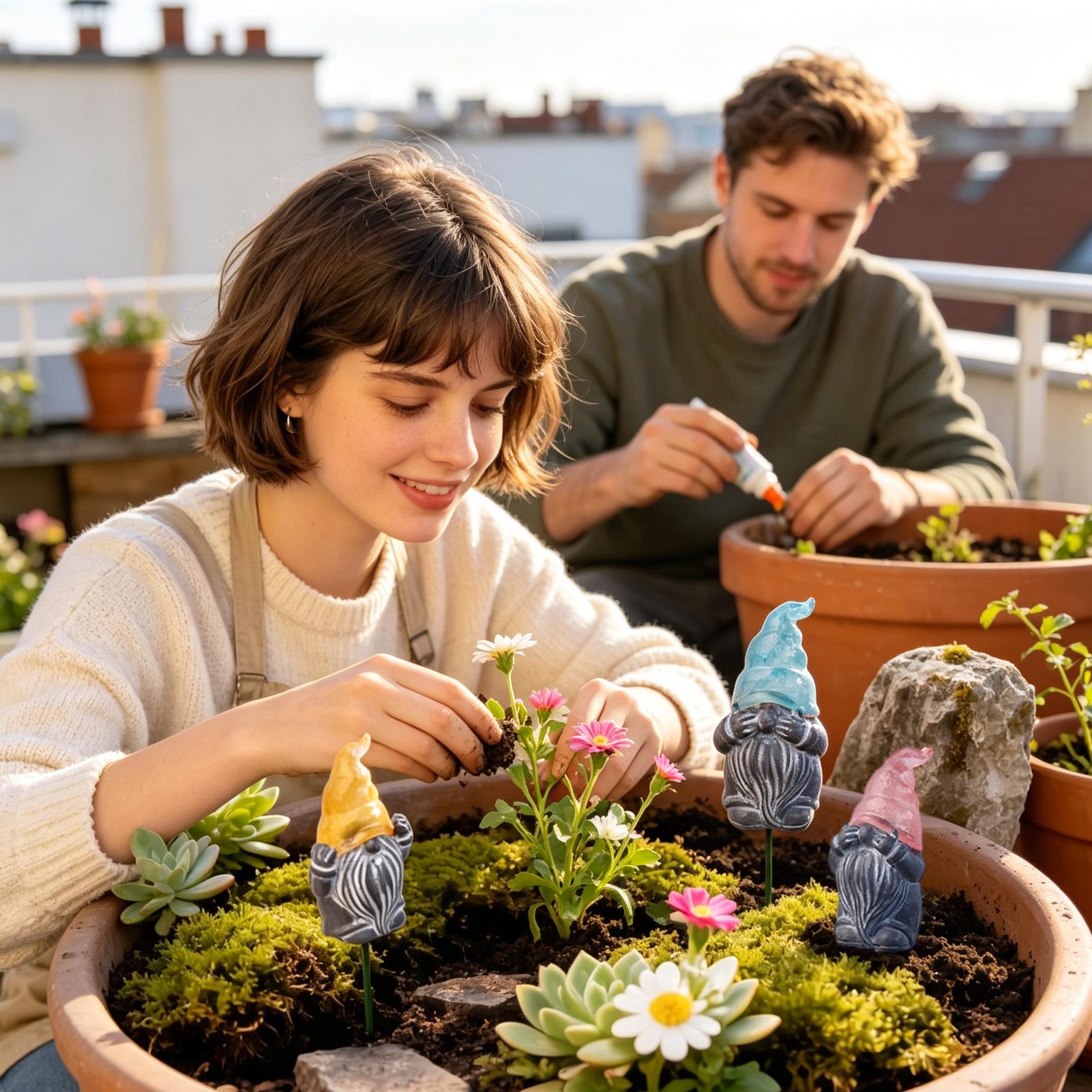 Estacas decorativas para jardí - Resin Artist reseña y precio
