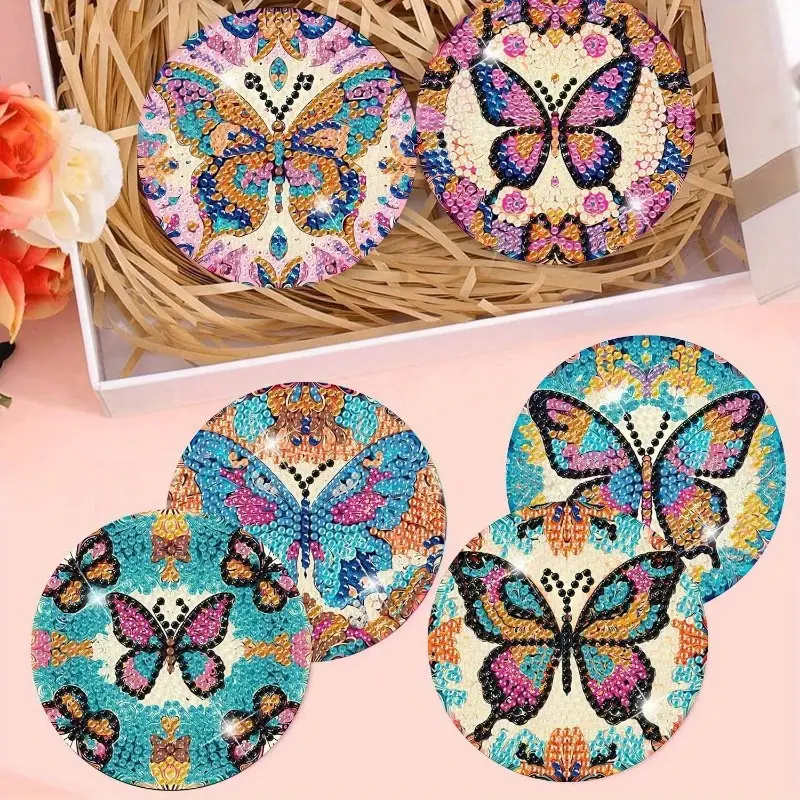 8 Posavasos de Arte con Diaman - Resin Art For Beginner reseña y precio