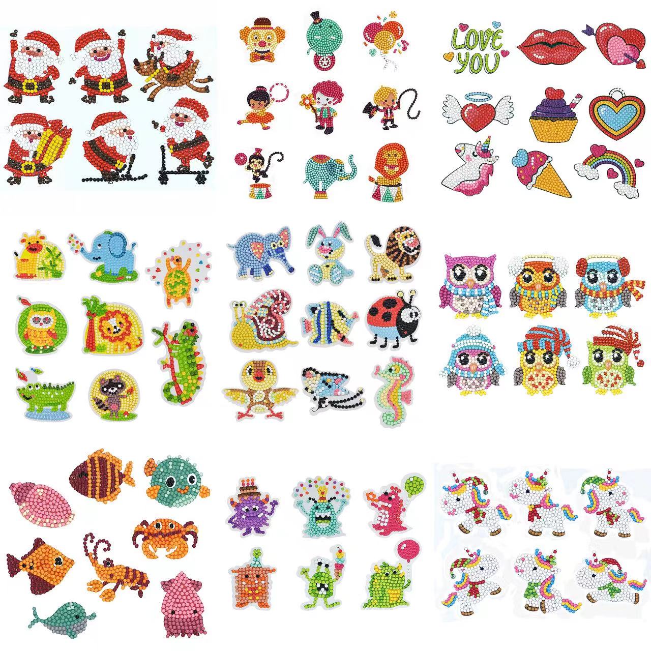 Pegatinas de pintura de diaman - Resin Art Kit reseña y precio