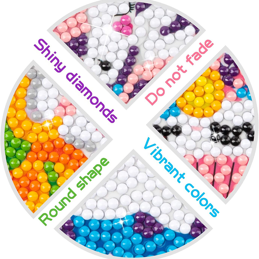 Pegatinas de pintura de diaman - Resin Art Kit reseña y precio