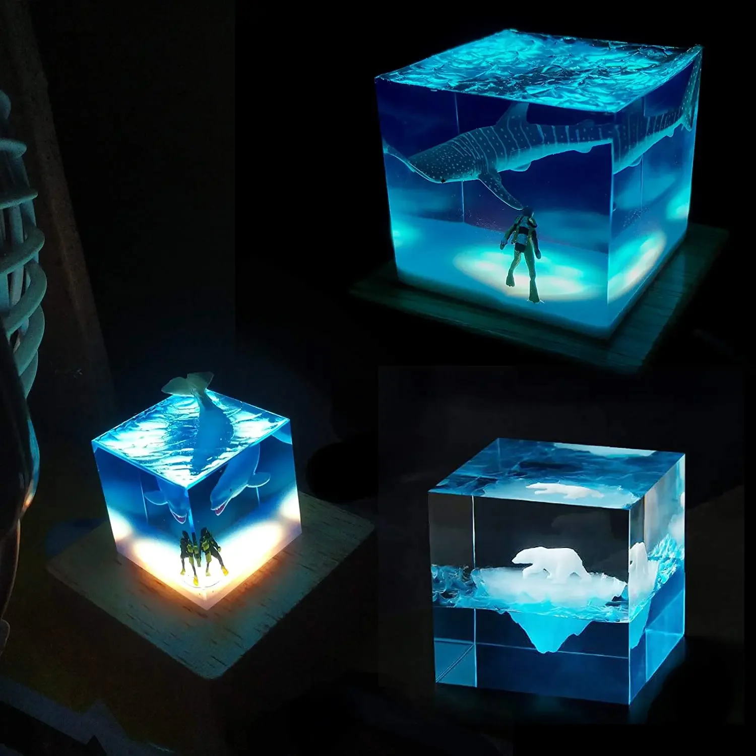 Molde de resina de luz cuadrad - Resin Art And Wood reseña y precio