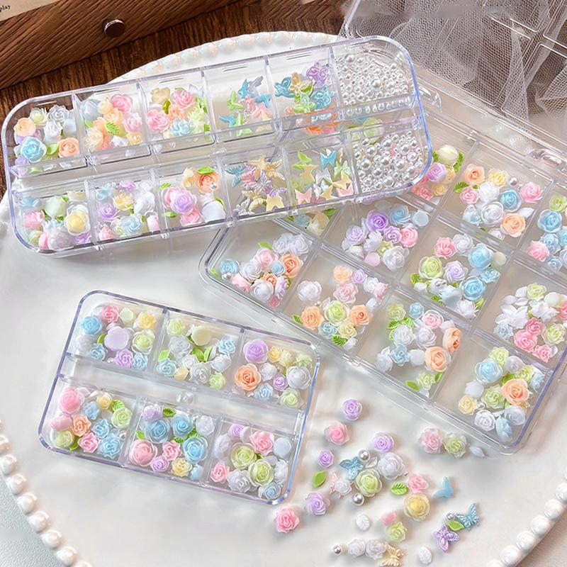 Kit de Decoración de Uñas 3D,  - Resin Art Using Flowers reseña y precio
