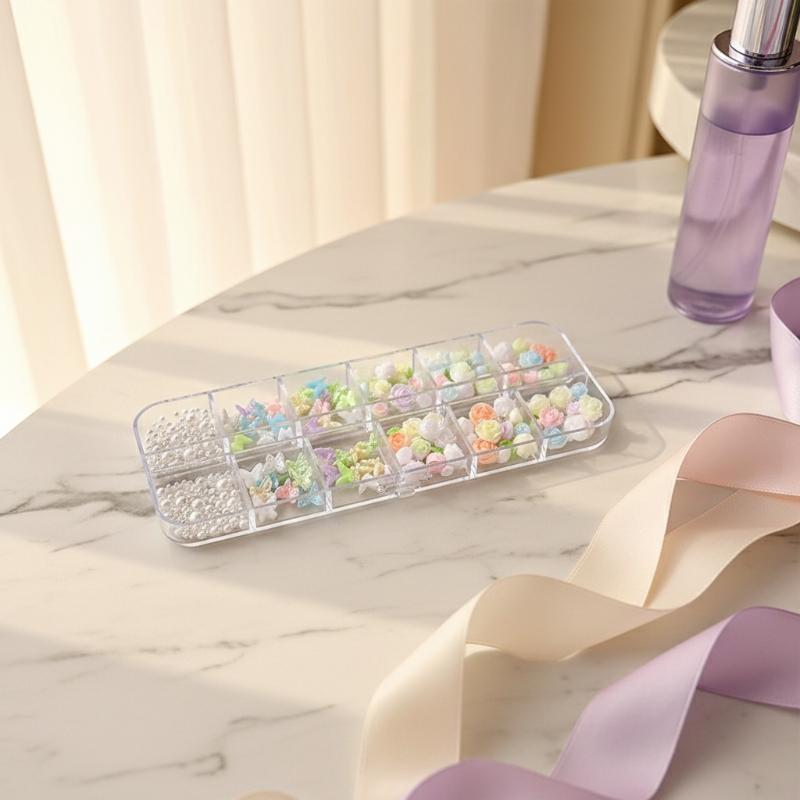 Kit de Decoración de Uñas 3D,  - Resin Art Using Flowers reseña y precio
