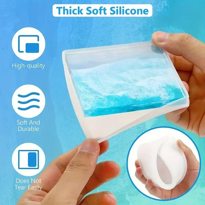 5 unids/set DlY posavasos de r - Coaster Mold Square reseña y precio
