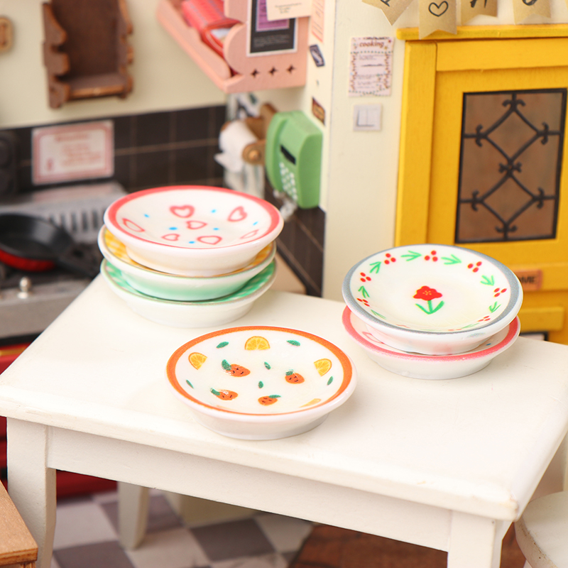 Mini platos para casa de muñec - Resin Art Toys reseña y precio