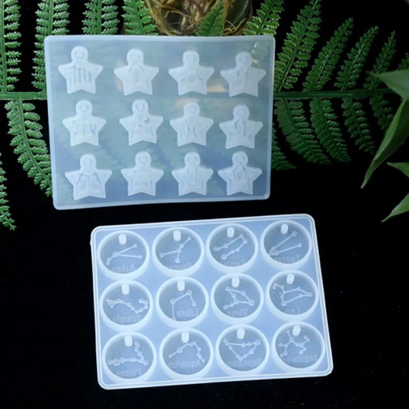 12 moldes de resina de constel - Resin Art Acrylic reseña y precio