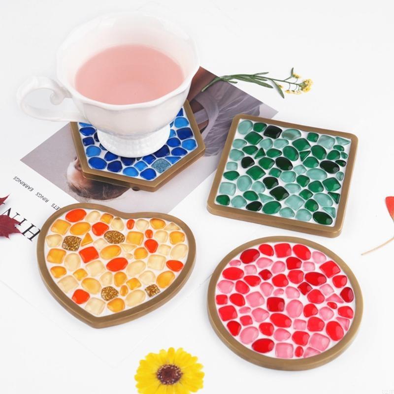 Moldes silicona resina moldes  - Coaster Mold Square reseña y precio