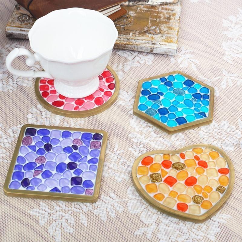 Moldes silicona resina moldes  - Coaster Mold Square reseña y precio