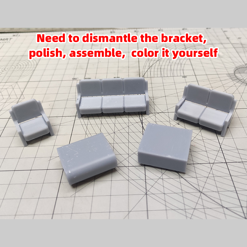 Kit de modelo a escala, sofá,  - Resin Art Coffee Table reseña y precio