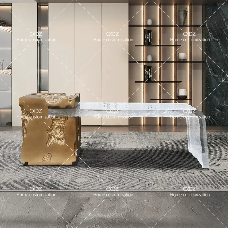 Mesa de Té Wabi Sanfeng Island - Resin Art Coffee Table reseña y precio