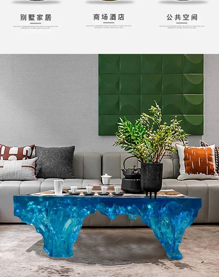 Mesa de Centro de Resina de Al - Resin Art Coffee Table reseña y precio