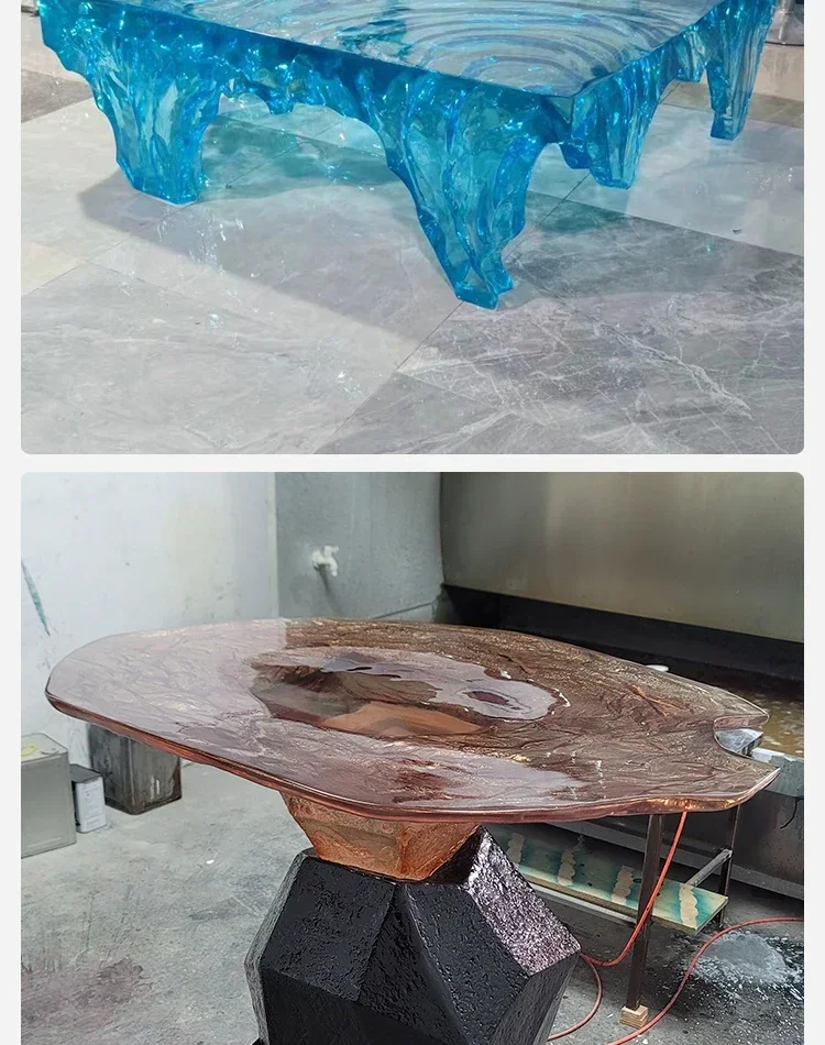 Mesa de Centro de Resina de Al - Resin Art Coffee Table reseña y precio