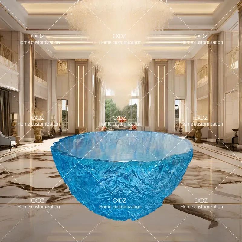 Mesa de Centro Redonda de Resi - Resin Art Coffee Table reseña y precio