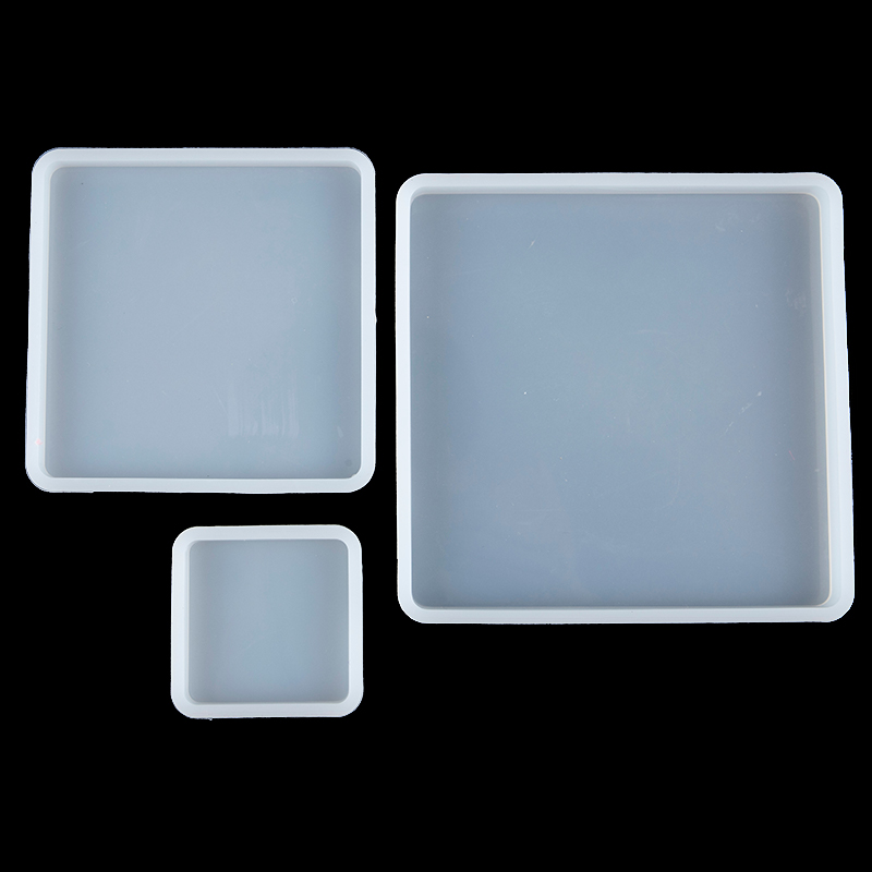 Moldes cuadrados de silicona p - Coaster Mold Square reseña y precio