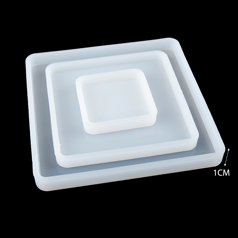 Moldes cuadrados de silicona p - Coaster Mold Square reseña y precio