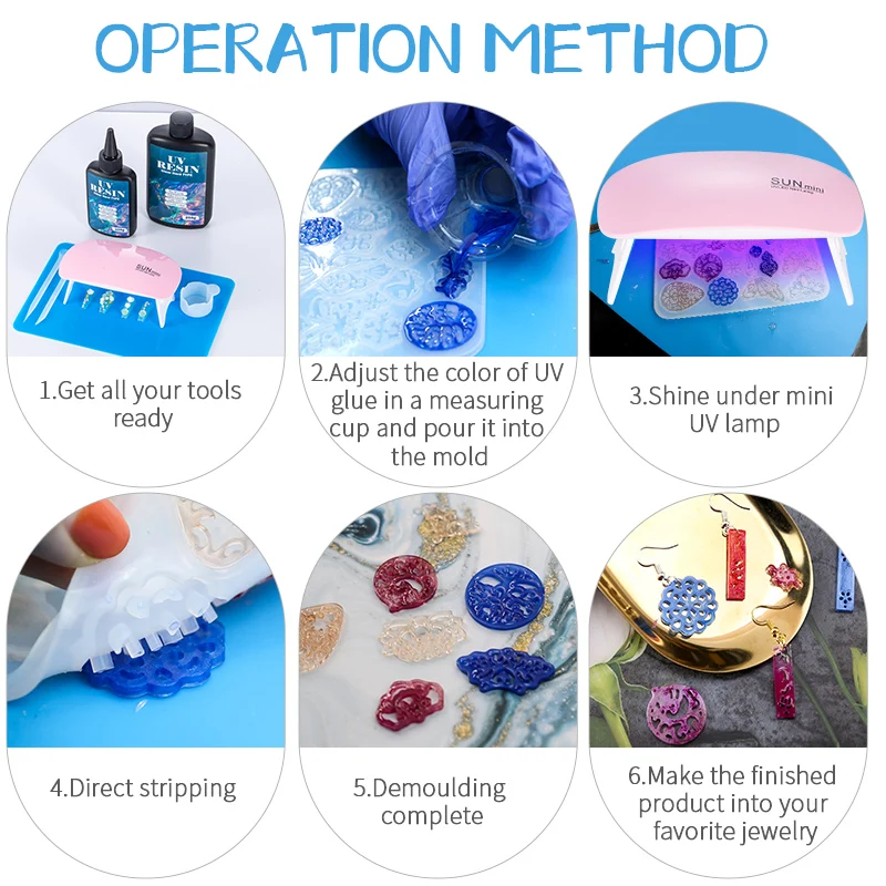 Kit de pegamento de resina UV  - Resin Art And Jewelry reseña y precio