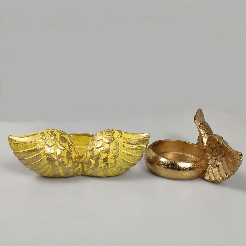 Portavelas alas Ángel, estatua - Resin Art Wedding Gift reseña y precio