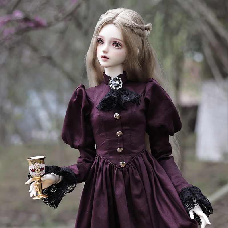 Muñeca reina BJD 1/3, hermosa  - Resin Art Purple reseña y precio