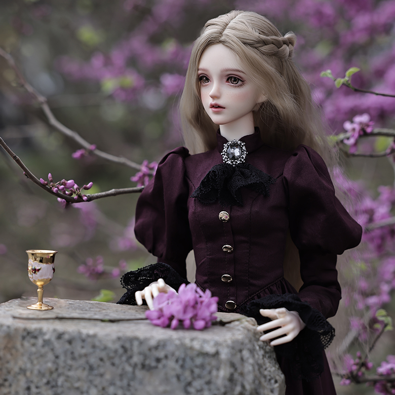 Muñeca reina BJD 1/3, hermosa  - Resin Art Purple reseña y precio