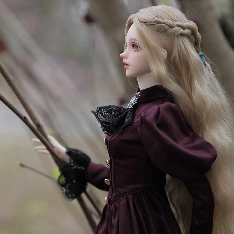 Muñeca reina BJD 1/3, hermosa  - Resin Art Purple reseña y precio