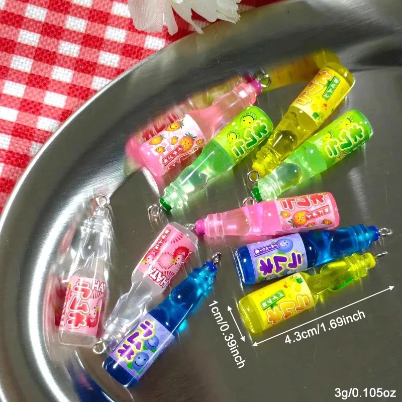 10 Piezas de Dijes de Resina c - Resin Art Bottle reseña y precio